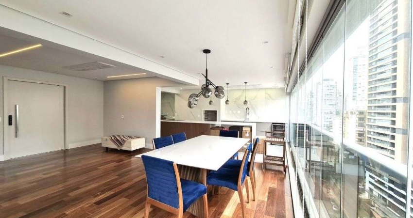 Apartamento Alto Padrão com 192m² de Área Útil - 3 Quartos sendo 3 Suítes com 4 Vagas de Garagem + Depósito - Lazer Completo - Nobre Campo Belo