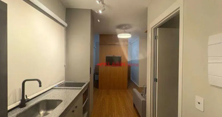 Studio Mobiliado e Reformado para Locação – 9º Andar, com Vista Livre – A 500m do Metrô Vila Mariana