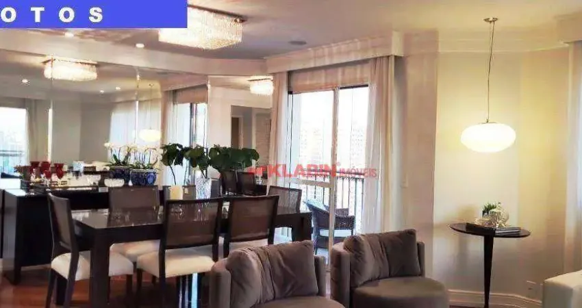 KLABIN. APTO. MARAVILHOSO. 165m². 3 SUÍTES. 4 VAGAS. METRÔ PRÓXIMO. LAZER COMPLETO