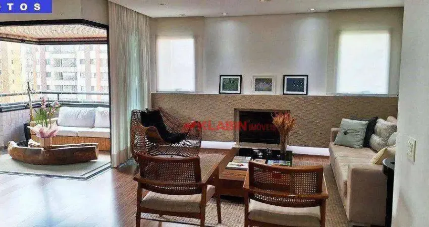 Chácara klabin, apartamento á venda, 4 dormitórios (3 suítes), 3 vagas, pronto para morar