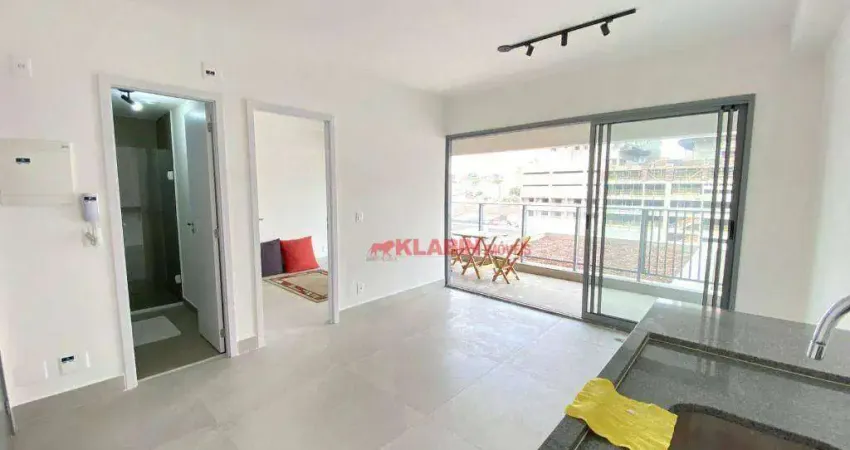 Apartamento com 41m² de Área Útil de 1 Dormitório e 1 Vaga de Garagem - Empreendimento Novo com Lazer Completo e Super Mall à 500m do Metrô