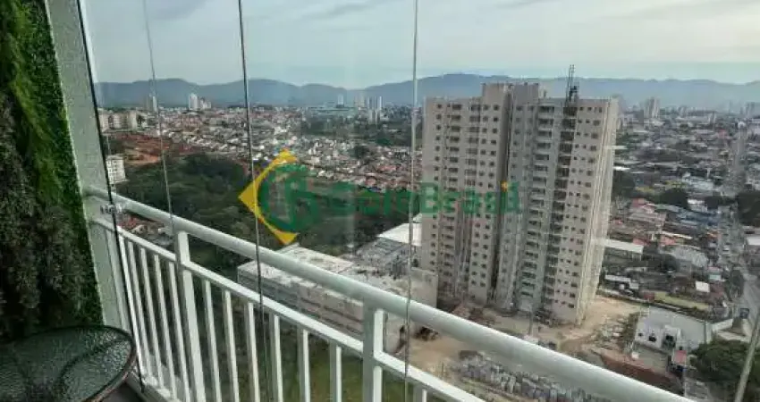 Apartamento mobiliado com 5 vagas de garagem, mogi moderno, mogi das cruzes