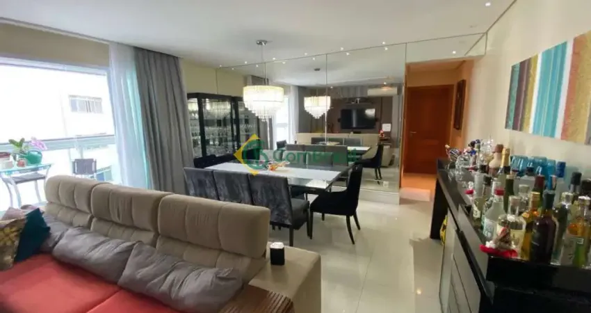 Vende apartamento alto padrão 151 metros 3 suítes - santos sp