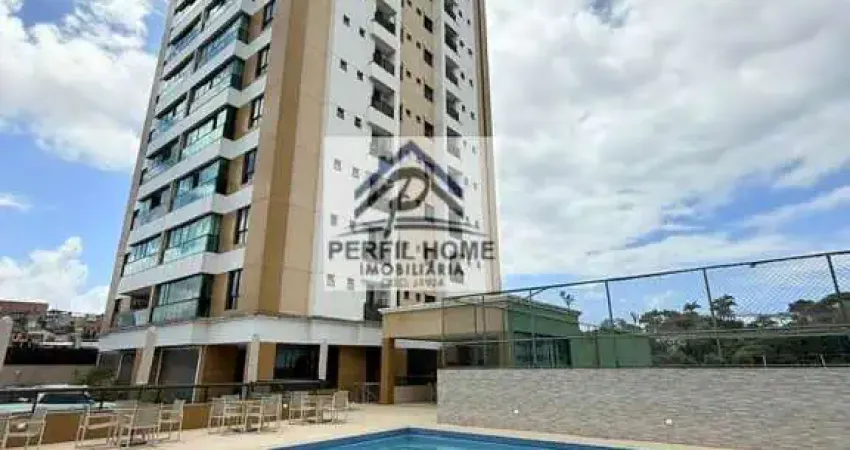 Apartamento para venda em salvador, jardim apipema, 3 dormitórios, 1 suíte, 2 banheiros, 2 vagas