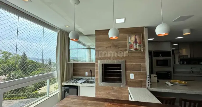 Apartamento com vista mar permanente em Penha a venda com 2 suítes