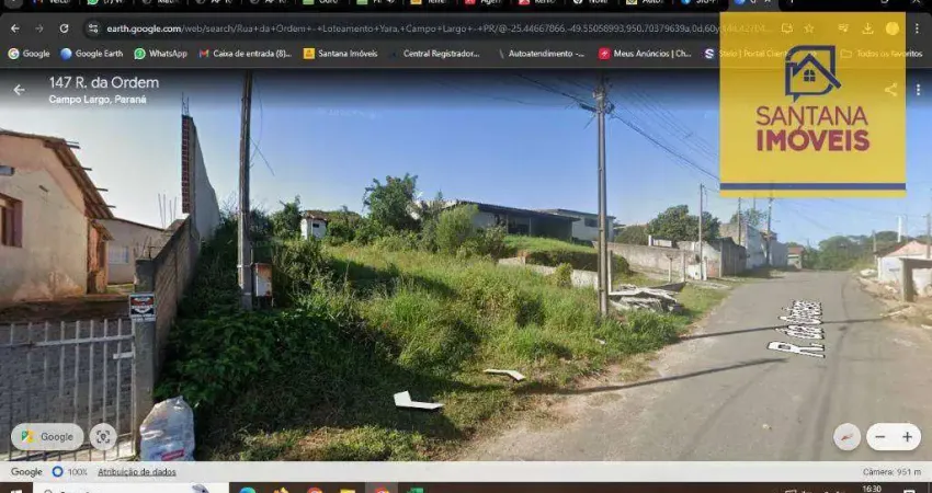 Terreno à venda, 235 m² por R$ 98.000,00 - Jardim Rivabem - Campo Largo/PR