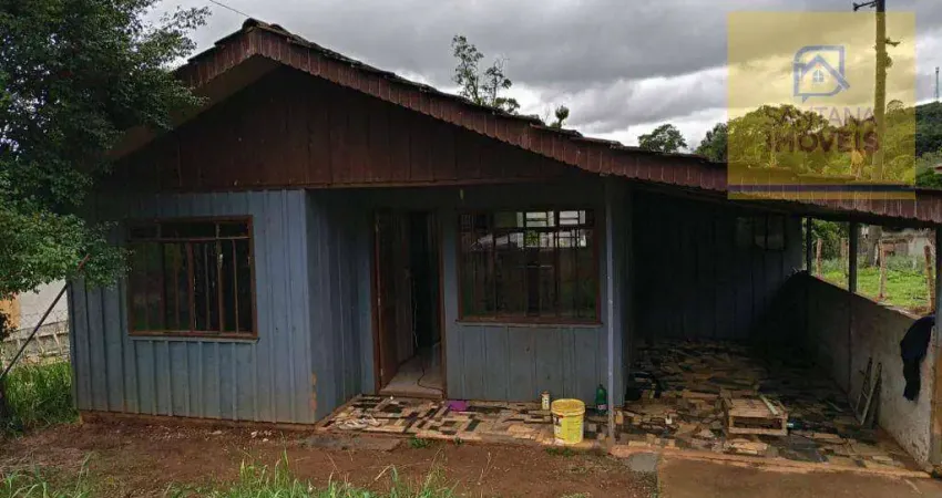 Casa com 3 dormitórios para alugar, 60 m² por r$ 900/mês - bateias - campo largo/pr