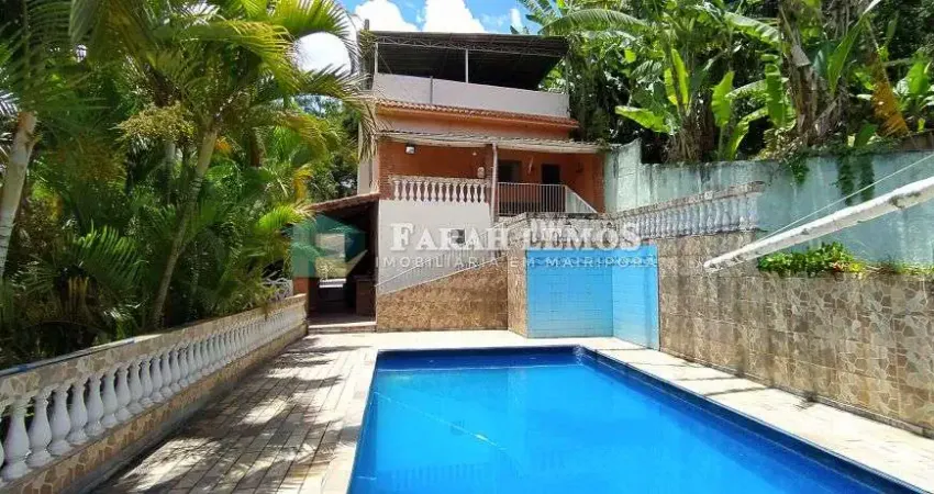 Venda de bela chácara em mairiporã: 3 dormitórios, piscina, campinho, espaço gourmet por r$ 550 mil!