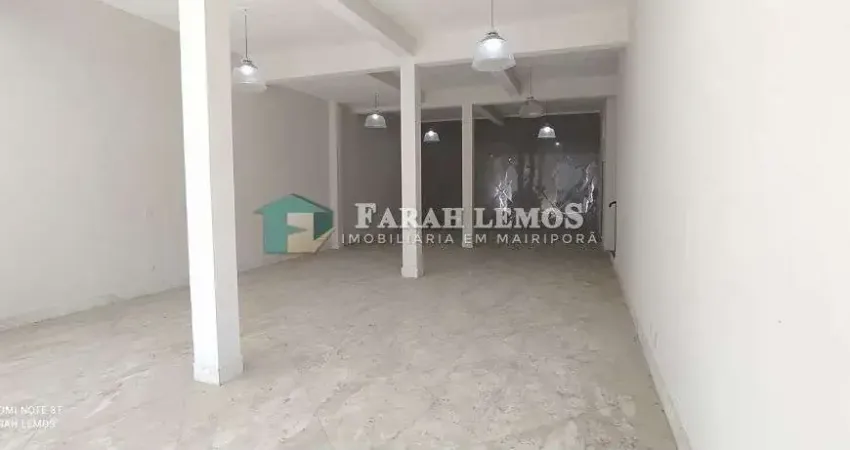 Aluguel comercial em mairiporã - espaço reformado com salão de festas e quintal amplo