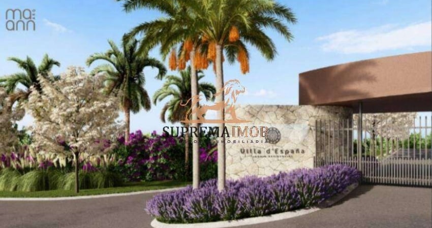 Terreno em condomínio à venda, lançamento Residencial Villa D´España