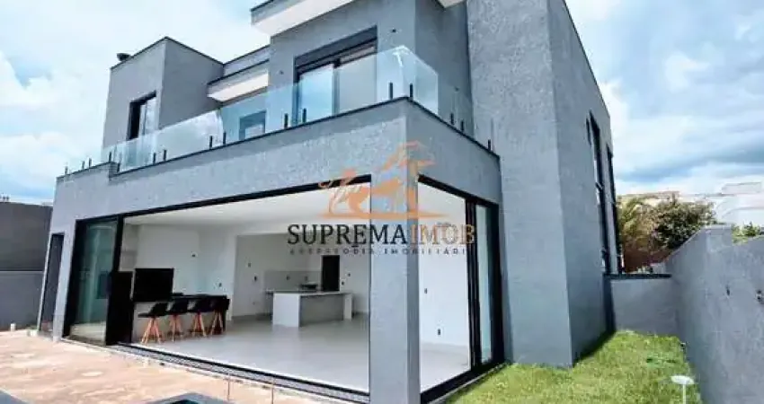 Casa sobrado com 4 suítes á venda, condomínio alphaville nova esplanada 4