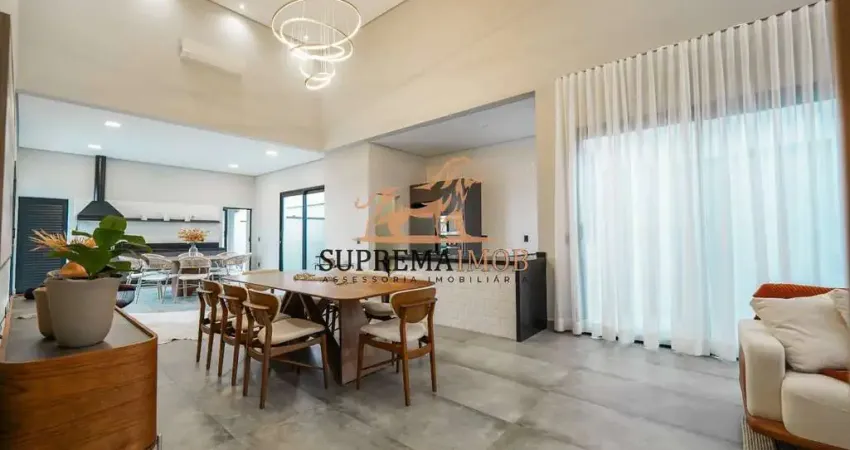 Casa térrea mobiliado com 3 suítes , condomínio chácara ondina