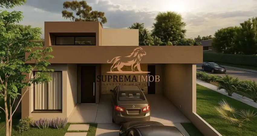 Casa nova à venda 140m² - condomínio reserva ipanema i - sorocaba/sp