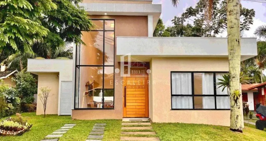 Casa de alto padrão em condomínio: 3 quartos, 3 suítes, 3 banheiros, 1 vaga de garagem em teresópolis-rj, vargem grande - 121,00 m².