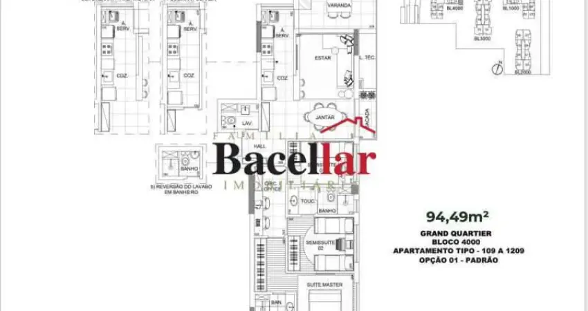 Apartamento com 3 quartos à venda na Rua Franz Weissman, Jacarepaguá, Rio de Janeiro