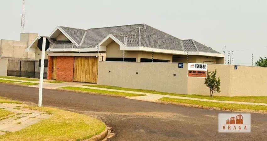 Casa com 3 dormitórios à venda, 187 m² por r$ 980.000,00 - green ville ll - navirai/ms