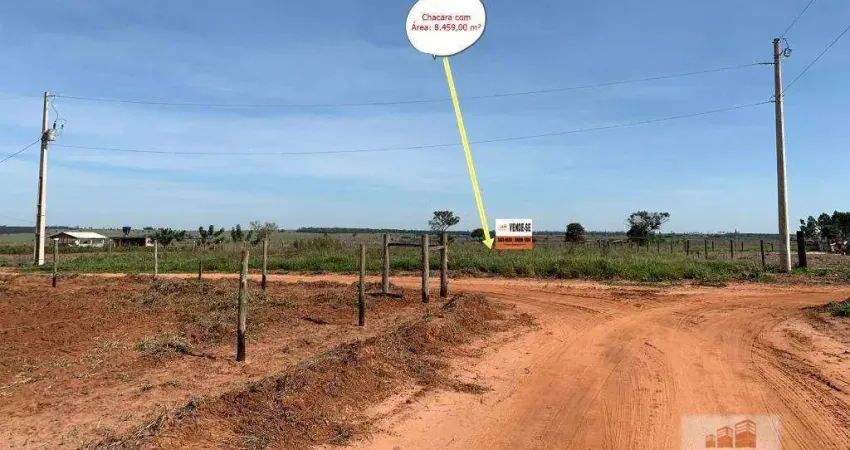 Chácara com 1 dormitório à venda, 8450 m² por r$ 150.000,00 - zona rural - navirai/ms