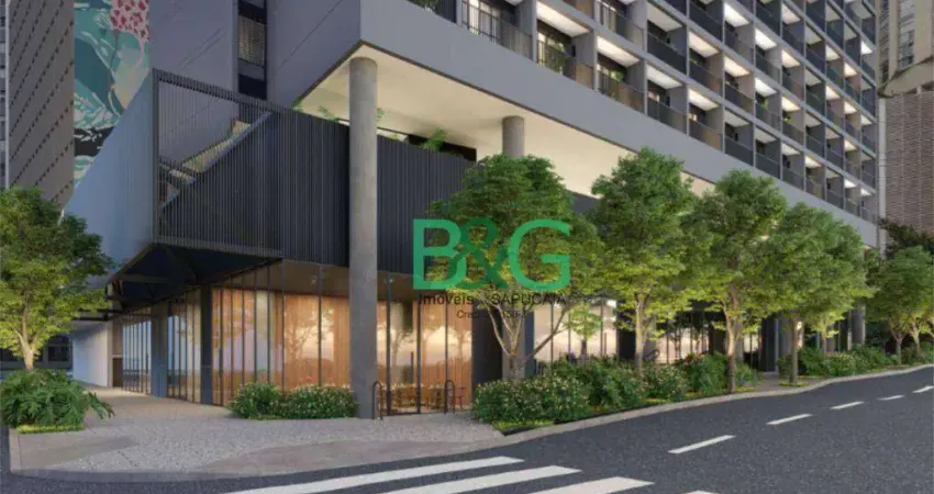 Studio com 1 dormitório à venda, 25 m² por R$ 305.514,81 - República - São Paulo/SP