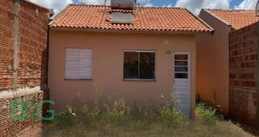 Casa à venda, 43 m² por r$ 44.666,46 - conjunto habitacional portal parque iii - birigüi/sp