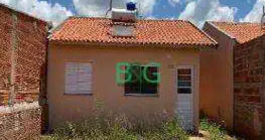 Casa com 2 dormitórios à venda, 43 m² por r$ 45.980,18 - conjunto habitacional portal parque iii - birigüi/sp