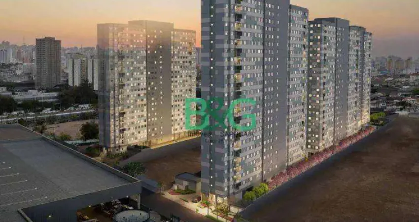 Apartamento com 1 dormitório à venda, 34 m² por R$ 237.600,00 - Mooca - São Paulo/SP