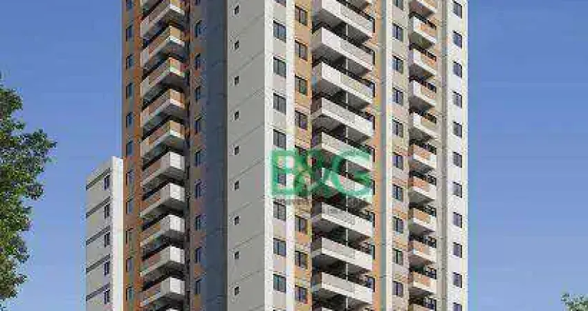 Apartamento com 2 dormitórios à venda, 37 m² por R$ 354.662,59 - Vila Guarani (Zona Sul) - São Paulo/SP