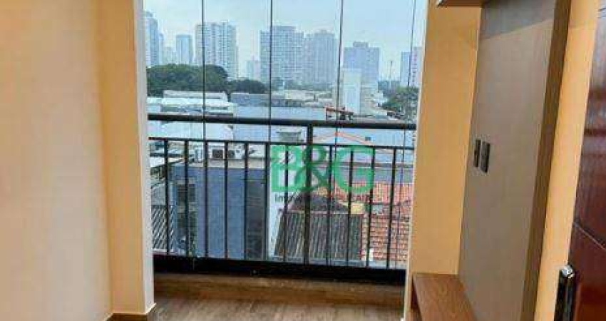 Apartamento com 1 dormitório à venda, 38 m² por R$ 515.000,00 - Tatuapé - São Paulo/SP