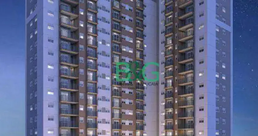 Apartamento com 2 dormitórios à venda, 37 m² por R$ 309.375,00 - Chácara Califórnia - São Paulo/SP