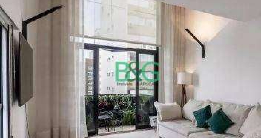 Apartamento Duplex com 1 dormitório à venda, 75 m² por R$ 1.290.000,00 - Jardim Paulista - São Paulo/SP