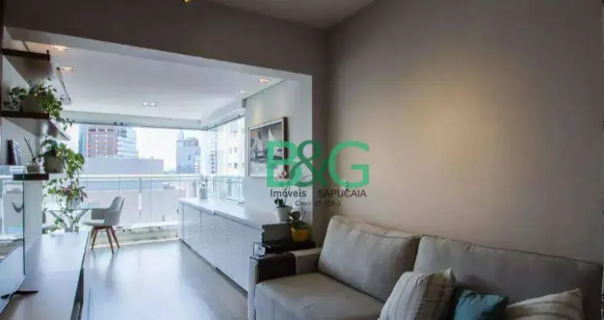 Apartamento com 1 dormitório à venda, 49 m² por r$ 889.000,00 - pinheiros - são paulo/sp