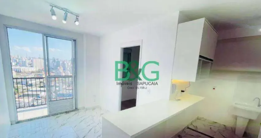 Apartamento com 2 dormitórios à venda, 38 m² por R$ 346.000,00 - Brás - São Paulo/SP