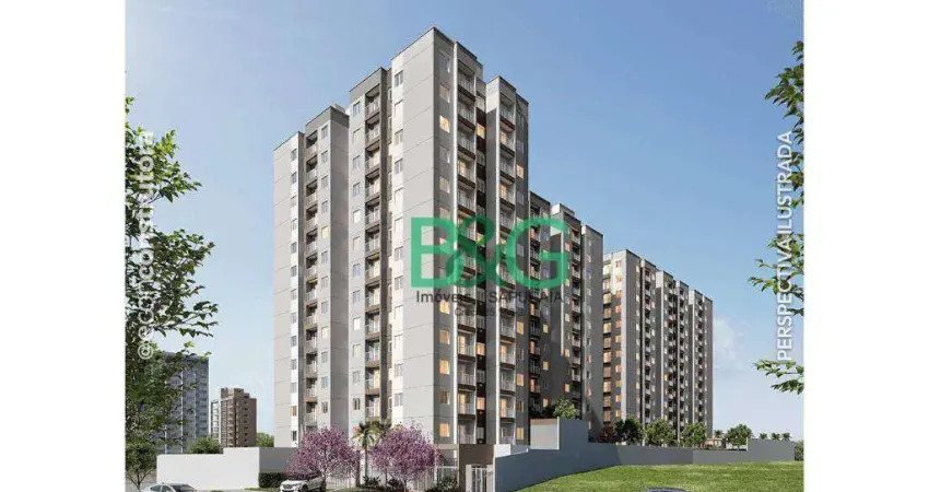 Apartamento com 2 dormitórios à venda, 37 m² por R$ 280.490,00 - Pari - São Paulo/SP