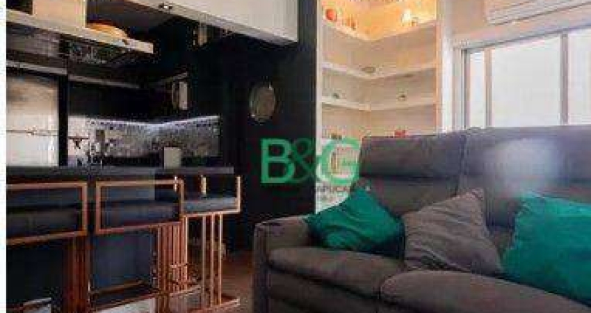 Apartamento com 1 dormitório à venda, 50 m² por R$ 889.000,00 - Moema - São Paulo/SP