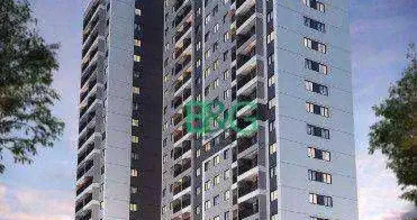 Apartamento com 2 dormitórios à venda, 37 m² por R$ 286.605,29 - Socorro - São Paulo/SP