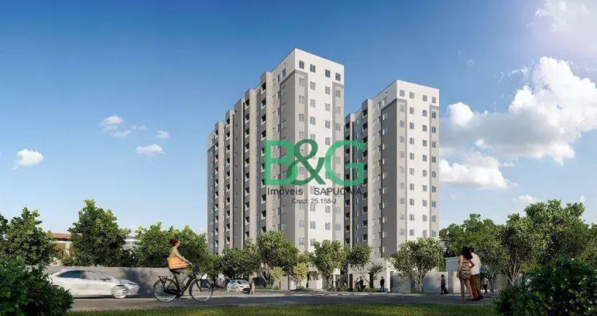 Apartamento com 2 dormitórios à venda, 32 m² por R$ 296.990,10 - Parque Edu Chaves - São Paulo/SP
