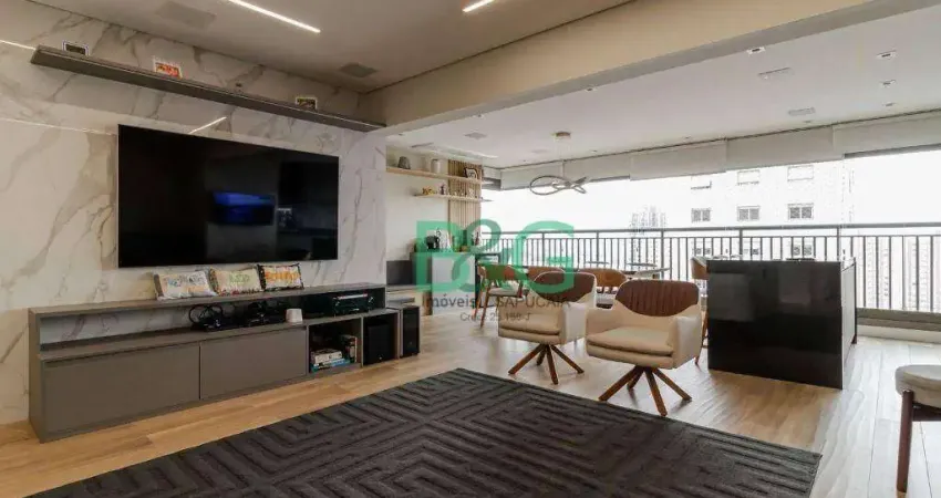 Apartamento com 4 dormitórios à venda, 159 m² por r$ 2.508.000,00 - mooca - são paulo/sp