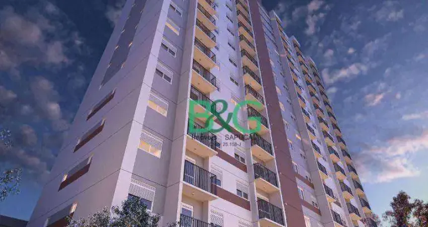 Apartamento com 2 dormitórios à venda, 34 m² por R$ 263.538,00 - Vila das Belezas - São Paulo/SP