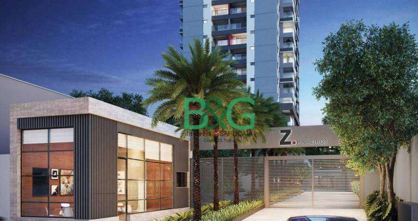 Studio com 1 dormitório à venda, 26 m² por R$ 561.477,00 - Pinheiros - São Paulo/SP