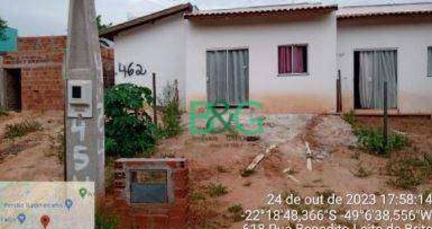 Casa com 1 dormitório à venda, 28 m² por R$ 53.777,38 - Parque Jaraguá - Bauru/SP