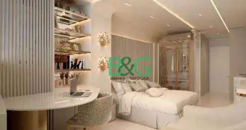 Apartamento com 1 dormitório à venda, 30 m² por R$ 690.000,00 - Brooklin - São Paulo/SP