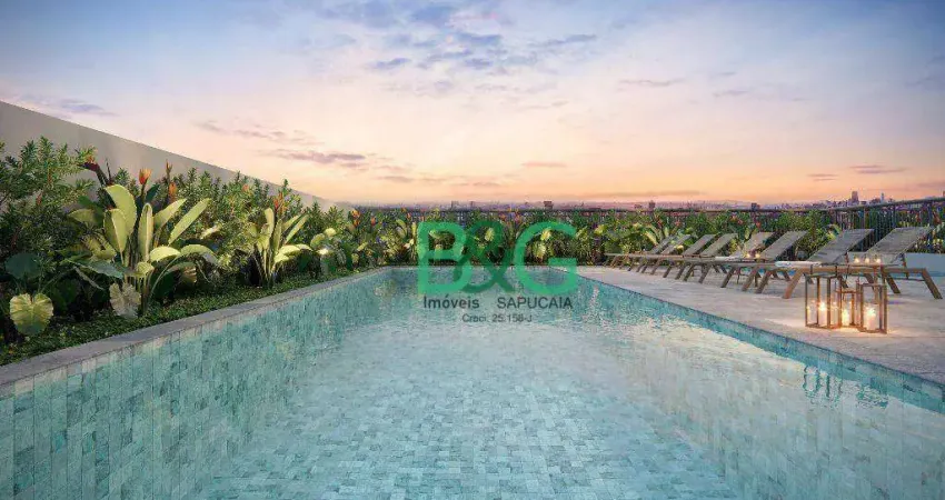 Apartamento com 2 dormitórios à venda, 40 m² por r$ 405.306,00 - butantã - são paulo/sp