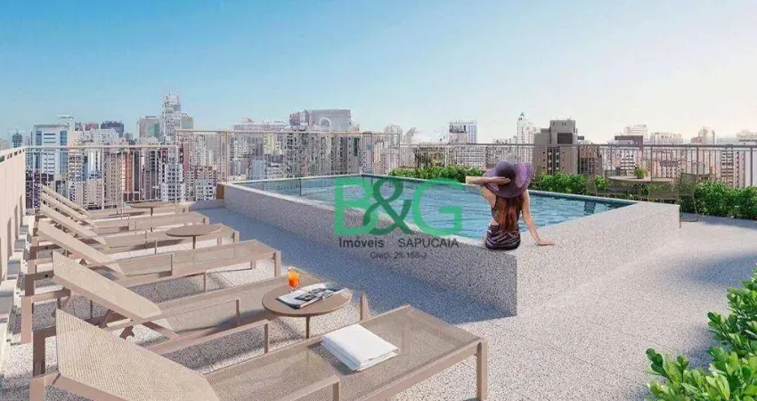 Apartamento com 1 dormitório à venda, 31 m² por R$ 488.475,00 - Perdizes - São Paulo/SP