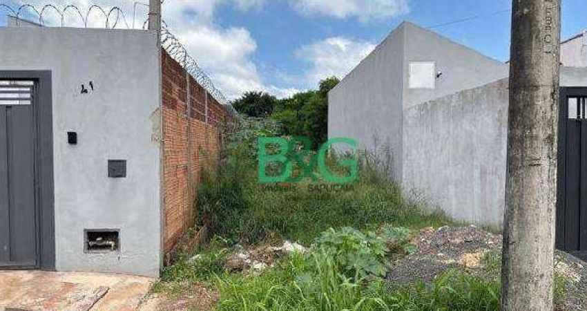 Terreno à venda, 157 m² por R$ 47.483,81 - Chácara Flora - Jaú/SP