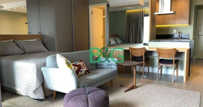 Apartamento com 1 dormitório à venda, 43 m² por R$ 800.000 - Brooklin Paulista - São Paulo/SP
