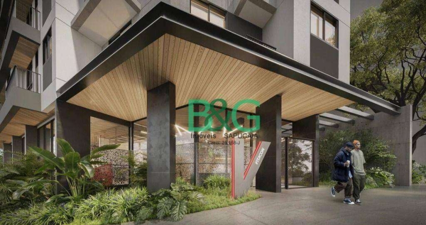 Apartamento com 1 dormitório à venda, 24 m² por R$ 353.920,96 - Alto de Pinheiros - São Paulo/SP