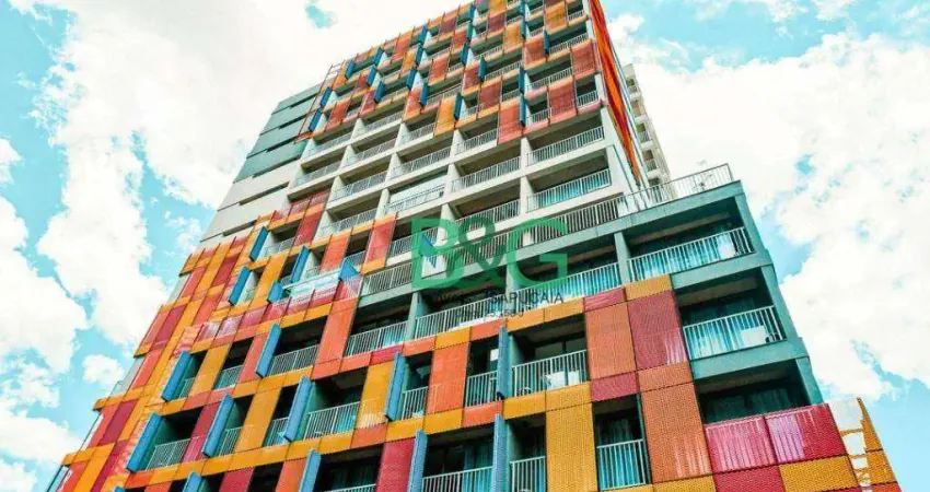 Apartamento com 1 dormitório à venda, 30 m² por r$ 558.400,99 - moema - são paulo/sp