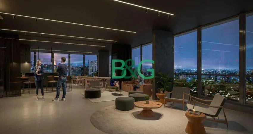 Studio com 1 dormitório à venda, 37 m² por R$ 783.705,68 - Paraíso - São Paulo/SP