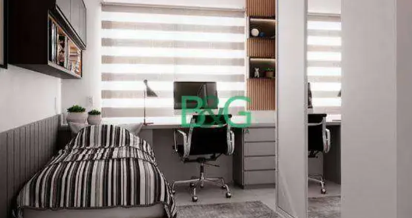 Apartamento com 1 dormitório à venda, 29 m² por r$ 243.295,00 - alto da mooca - são paulo/sp