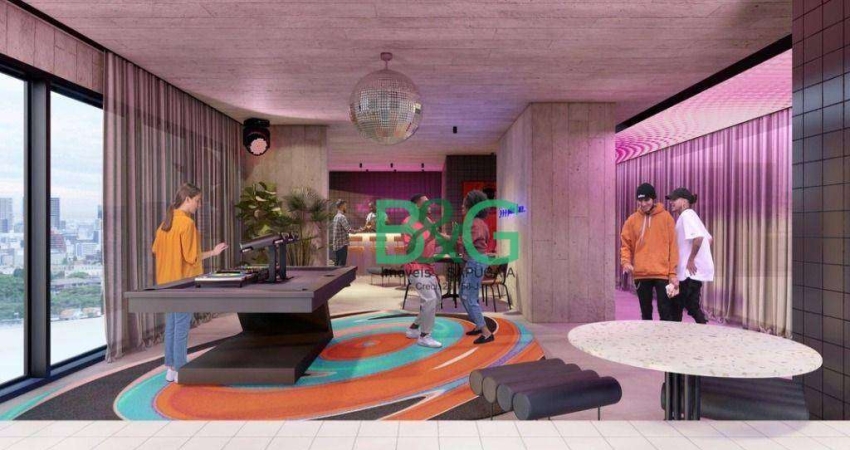 Apartamento com 1 dormitório à venda, 41 m² por R$ 479.165,65 - Santo Amaro - São Paulo/SP