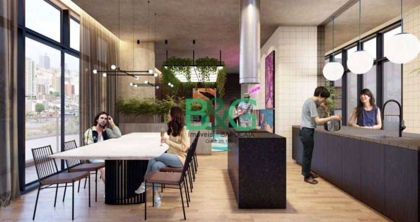 Studio com 1 dormitório à venda, 34 m² por R$ 489.862,55 - Santo Amaro - São Paulo/SP